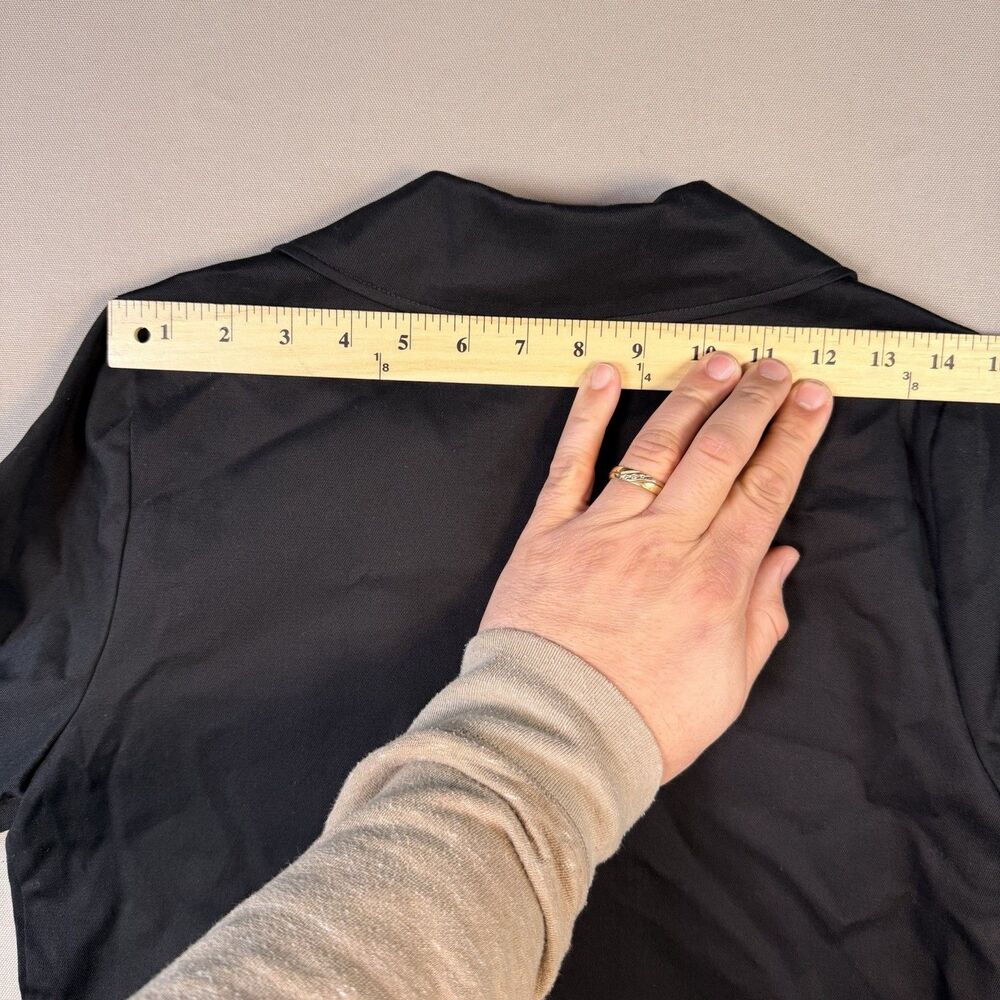 Saint + Sofia Blazer Jacket With Buttons, Black, … - image 11